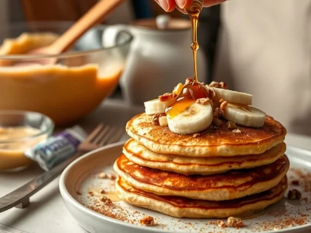 Vegan Protein Bar Pancakes: A High-Protein Breakfast Treat