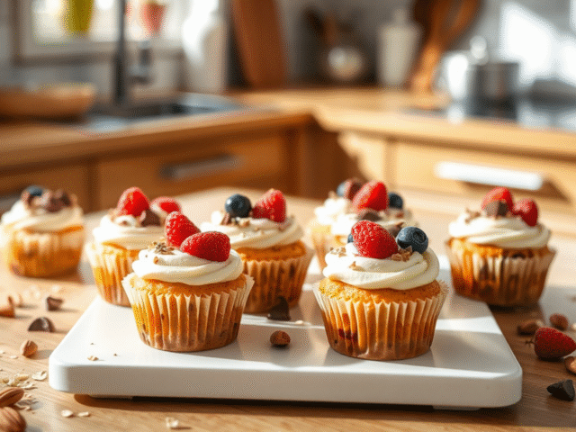 Mini Protein Bar Cupcakes That Make Healthy Snacking Fun and Delicious